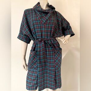 Vtg PANTEL of Montreal modern 70s 80s dress sz 7 Small Unique, soft.